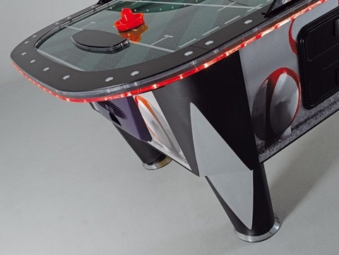 superbe table déporté de air hockey et design moderne contemporain