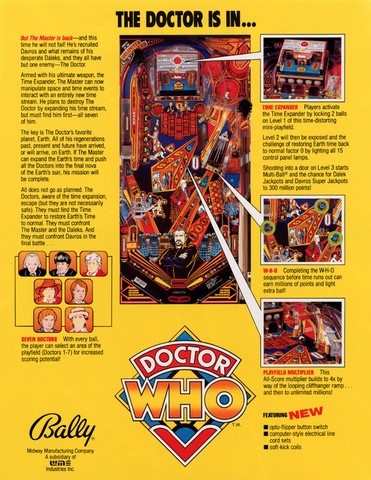 Flyer Flipper dr Who 2